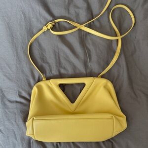 Moda Luxe Yellow Crossbody Bag